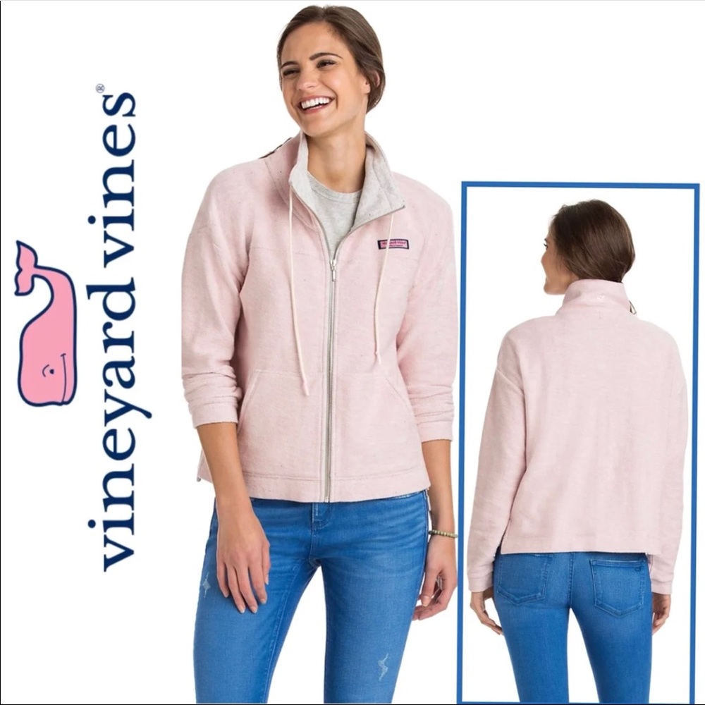 Vineyard Vines Pink Jacket coat full zip up
